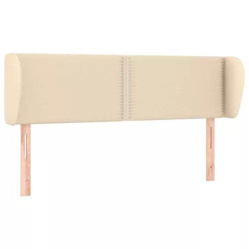  krémszínű szövet fejtámla 147x23x78/88 cm