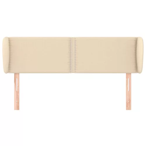  krémszínű szövet fejtámla 147x23x78/88 cm