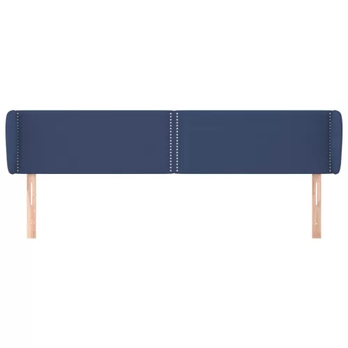  kék szövet fejtámla 183x23x78/88 cm