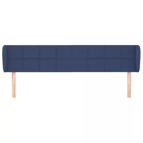  kék szövet fejtámla 163x23x78/88 cm