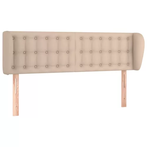  cappuccino műbőr szárnyas fejtámla 147x23x78/88 cm