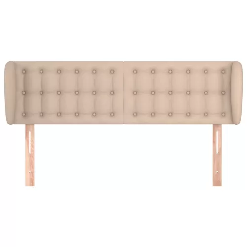  cappuccino műbőr szárnyas fejtámla 147x23x78/88 cm