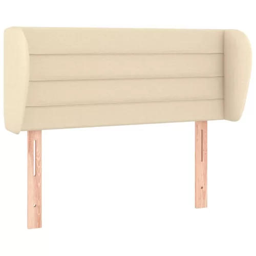  krémszínű szövet fejtámla 93x23x78/88 cm
