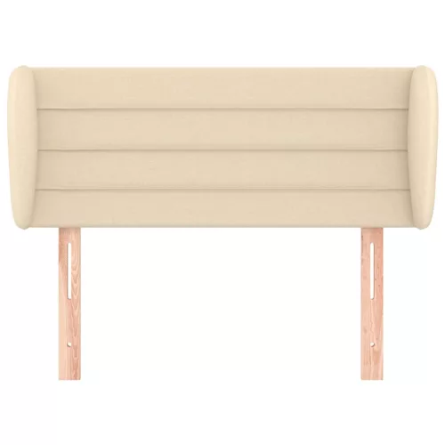  krémszínű szövet fejtámla 103x23x78/88 cm