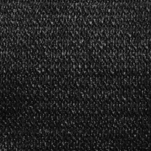  fekete HDPE napvitorla 160 g/m² 3 x 6 m
