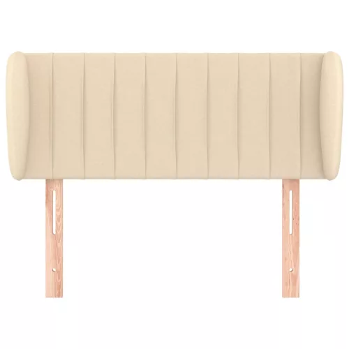  krémszínű szövet fejtámla 93x23x78/88 cm