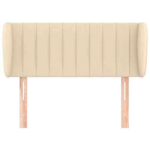  krémszínű szövet fejtámla 103x23x78/88 cm