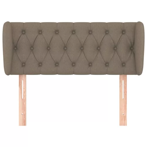  tópszínű szövet fejtámla szárnyakkal 93x23x78/88 cm