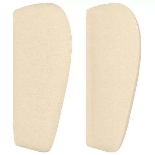  krémszínű szövet fejtámla szárnyakkal 163x23x78/88 cm