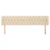 krémszínű szövet fejtámla 183x23x78/88 cm