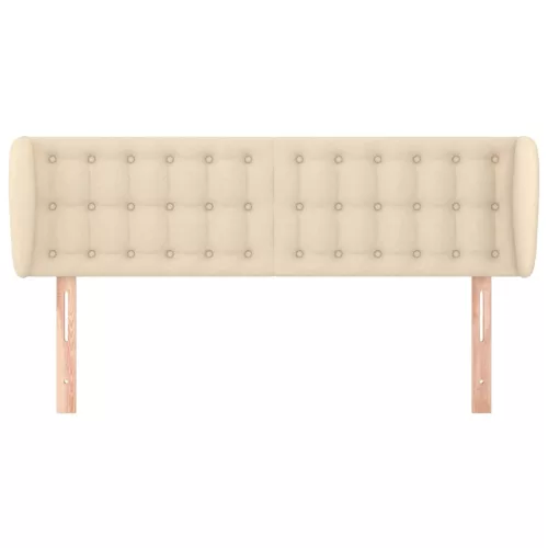  krémszínű szövet fejtámla 147x23x78/88 cm