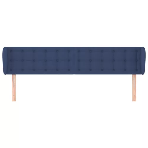  kék szövet fejtámla 203x23x78/88 cm