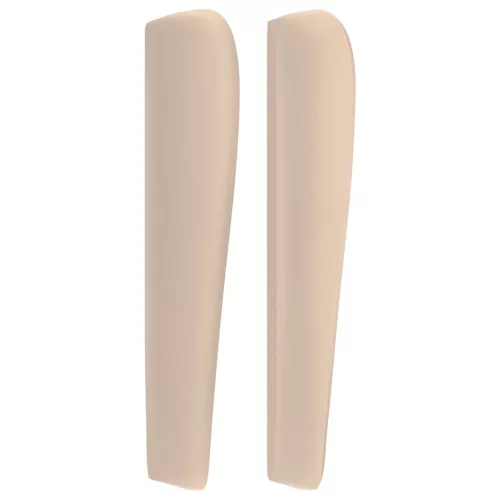  cappuccino műbőr fejtámla szárnyakkal 183x23x118/128 cm