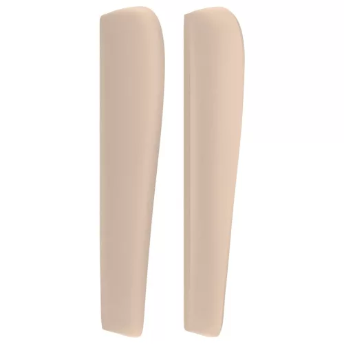  cappuccino műbőr fejtámla szárnyakkal 83 x 23 x 118/128 cm