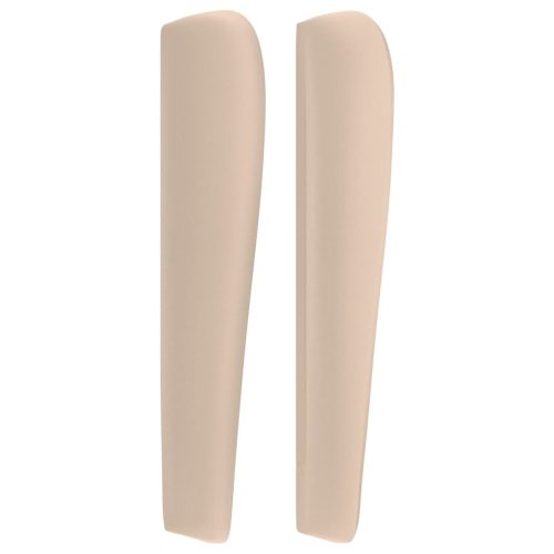  cappuccino műbőr fejtámla szárnyakkal 183x23x118/128 cm