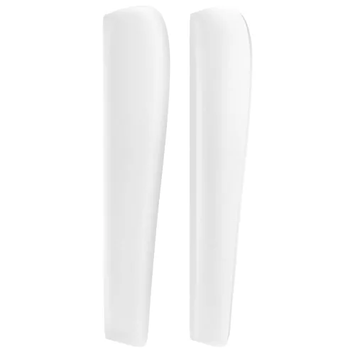  fehér műbőr fejtámla szárnyakkal 203x23x118/128 cm