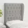  világosszürke szövet fejtámla szárnyakkal 83 x 23 x 118/128 cm