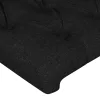  fekete szövet fejtámla szárnyakkal 103 x 23 x 118/128 cm