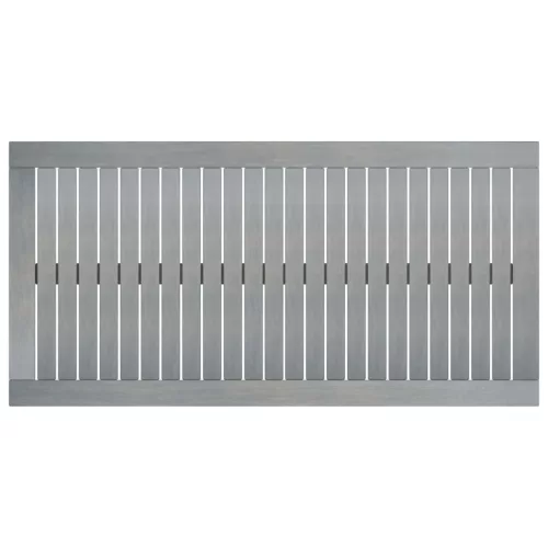  szürke tömör akácfa dohányzóasztal 100 x 50 x 33 cm