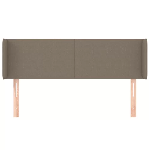  tópszínű szövet fejtámla szárnyakkal 147x16x78/88 cm