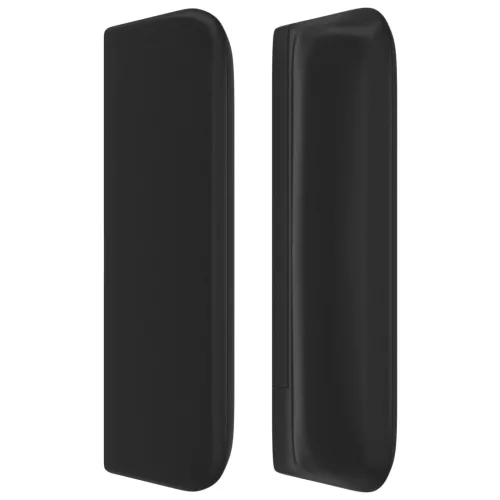  fekete műbőr szárnyas fejtámla 83x16x78/88 cm