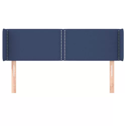  kék szövet fejtámla 147x16x78/88 cm