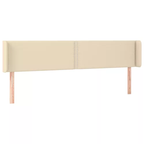  krémszínű szövet fejtámla 183x16x78/88 cm