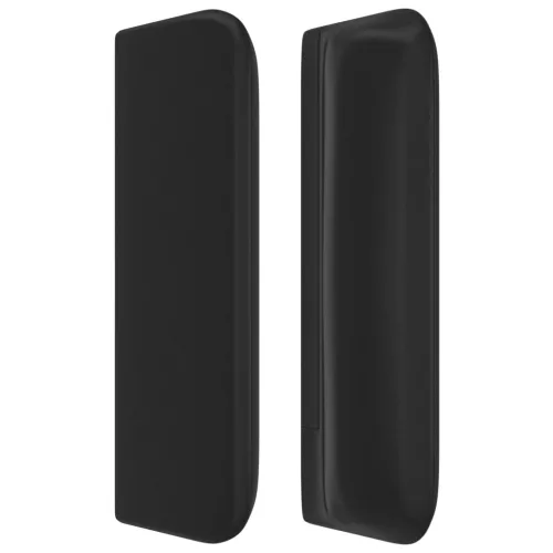  fekete műbőr szárnyas fejtámla 83x16x78/88 cm