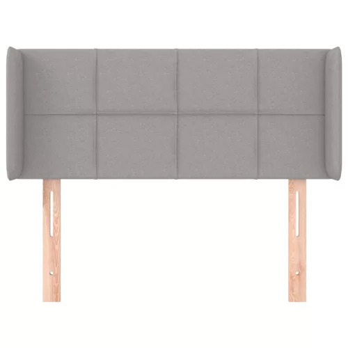  világosszürke szövet fejtámla 83x16x78/88 cm