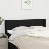  fekete szövet fejtámla szárnyakkal 147x16x78/88 cm