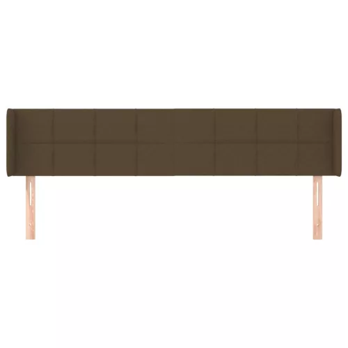  sötétbarna szövet fejtámla 163x16x78/88 cm