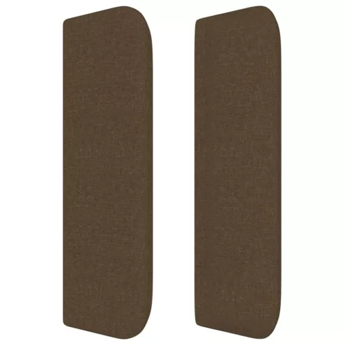  sötétbarna szövet fejtámla 163x16x78/88 cm