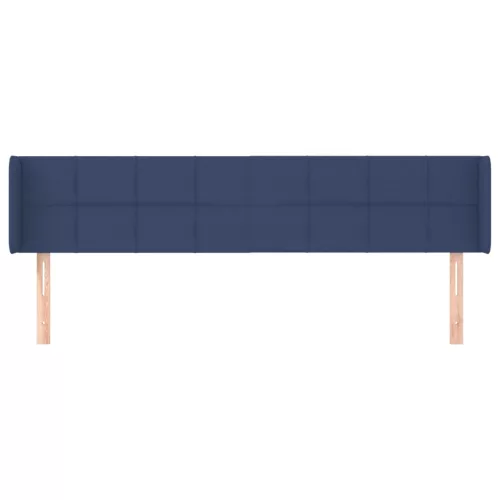  kék szövet fejtámla 163x16x78/88 cm