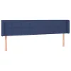  kék szövet fejtámla 203x16x78/88 cm