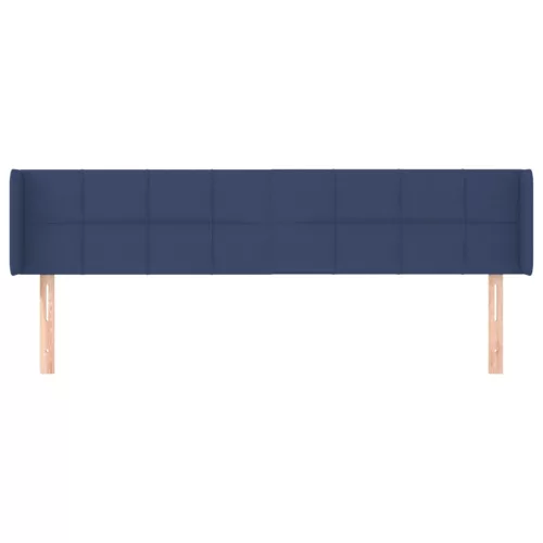  kék szövet fejtámla 203x16x78/88 cm