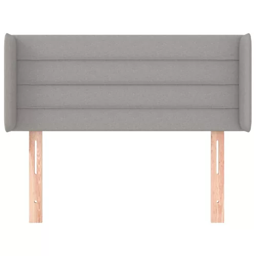  világosszürke szövet fejtámla 93x16x78/88 cm