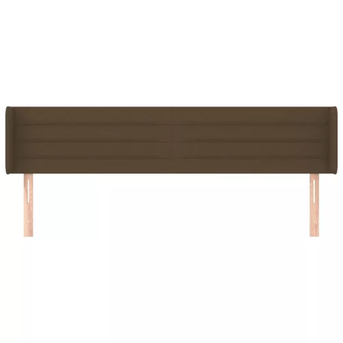  sötétbarna szövet fejtámla 163x16x78/88 cm