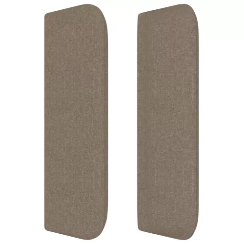  tópszínű szövet fejtámla 203x16x78/88 cm