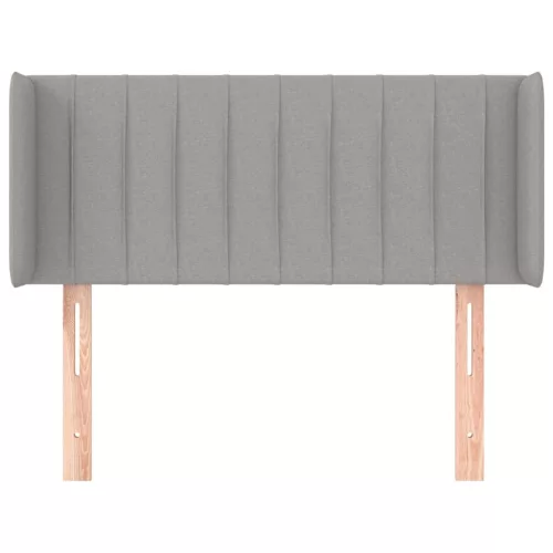  világosszürke szövet fejtámla 93x16x78/88 cm