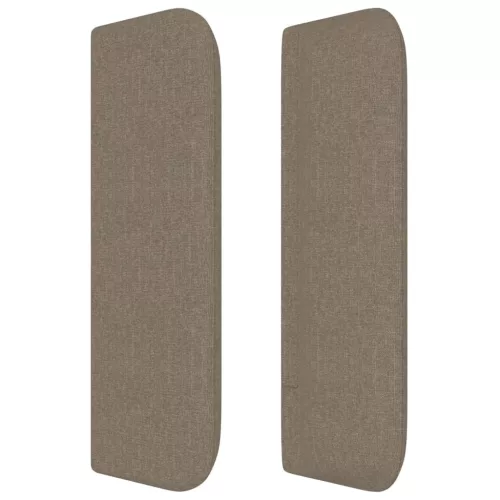  tópszínű szövet fejtámla 163x16x78/88 cm