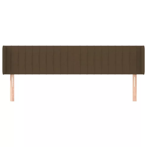  sötétbarna szövet fejtámla 183x16x78/88 cm