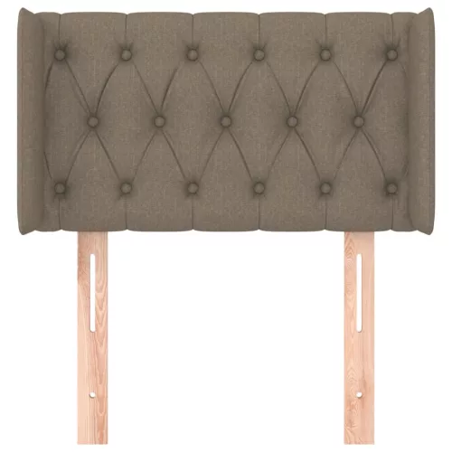  tópszínű szövet fejtámla 83x16x78/88 cm