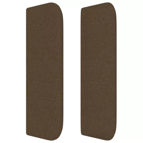  sötétbarna szövet fejtámla 93x16x78/88 cm