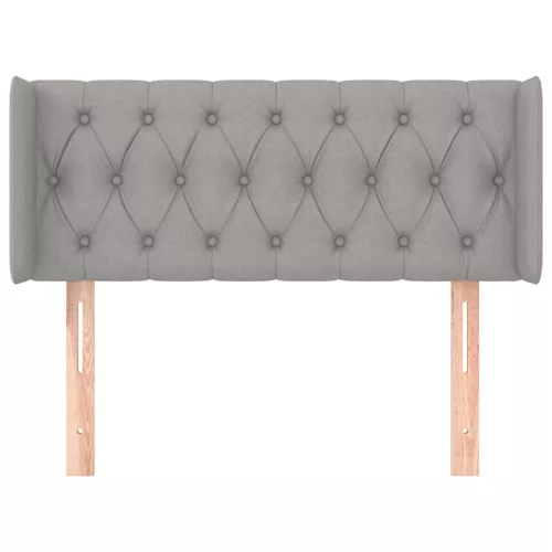  világosszürke szövet fejtámla 103x16x78/88 cm