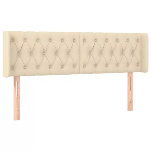  krémszínű szövet fejtámla 147x16x78/88 cm