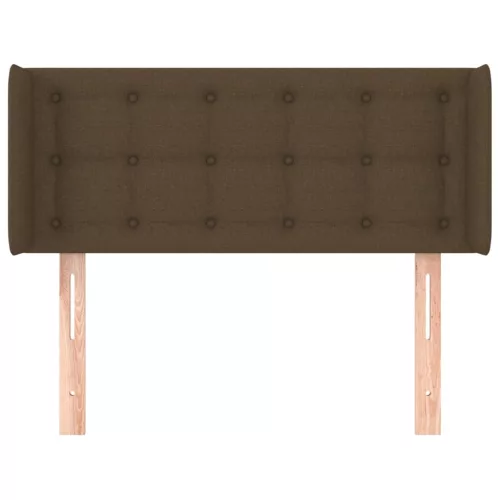  sötétbarna szövet fejtámla 83x16x78/88 cm