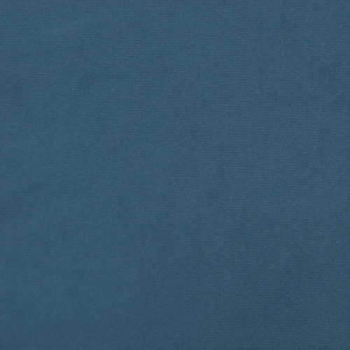  sötétkék bársony szárnyas fejtámla 163x16x78/88 cm