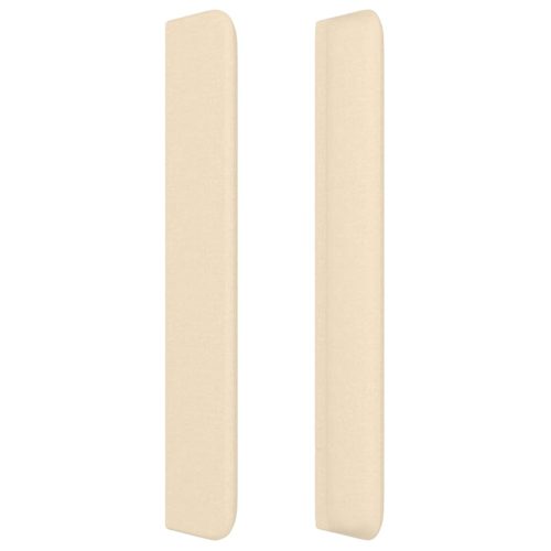  krémszínű szövet fejtámla szárnyakkal 83x16x118/128 cm