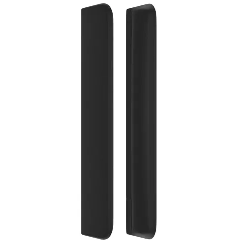  fekete műbőr fejtámla szárnyakkal 183x16x118/128 cm