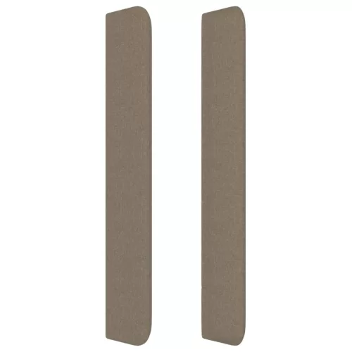  tópszínű szövet fejtámla szárnyakkal 83x16x118/128 cm